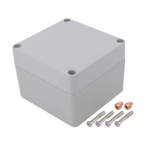 490-121209A-68; Enclosure: multipurpose; X: 120mm; Y: 122mm; Z: 91mm; aluminium; grey; DELTRON ENCLOSURES