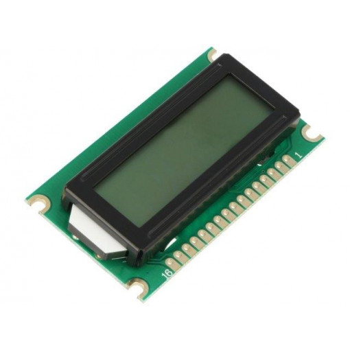DEM 08171 SYH; Display: LCD; alphanumeric; STN Positive; 8x1; 60x33x9.8mm; PIN: 16; DISPLAY ELEKTRONIK DEM 08171 SYH; Display: LCD; alphanumeric; STN Positive; 8x1; 60x33x9.8mm; PIN: 16; DISPLAY ELEKTRONIK