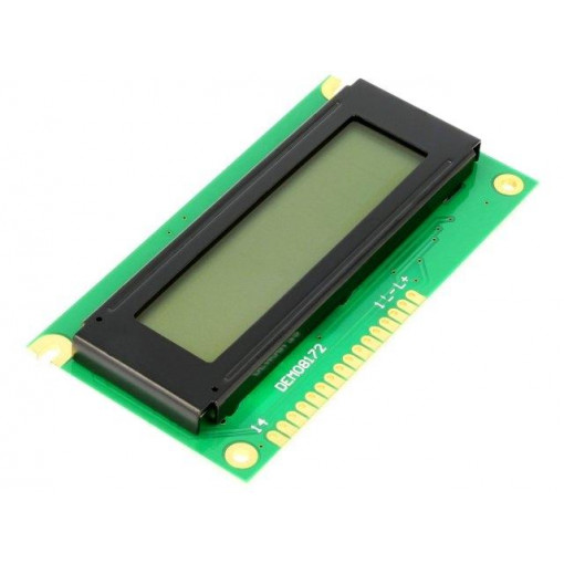 DEM 08172 SYH-PY; Display: LCD; alphanumeric; STN Positive; 8x1; 84x44x10.5mm; LED; DISPLAY ELEKTRONIK DEM 08172 SYH-PY; Display: LCD; alphanumeric; STN Positive; 8x1; 84x44x10.5mm; LED; DISPLAY ELEKTRONIK