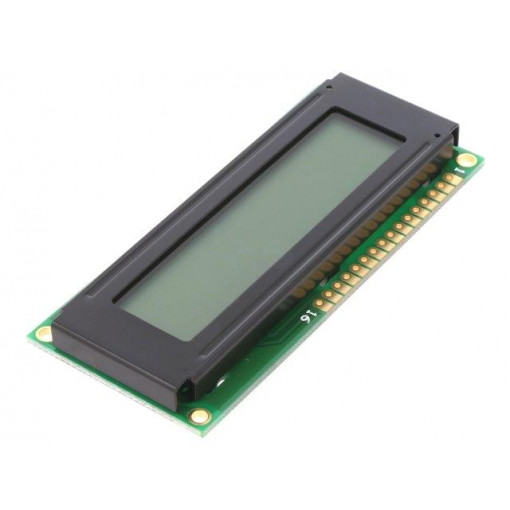 DEM 16102 FGH-PW; Display: LCD; alphanumeric; FSTN Positive; 16x1; 80x36x10.5mm; LED; DISPLAY ELEKTRONIK DEM 16102 FGH-PW; Display: LCD; alphanumeric; FSTN Positive; 16x1; 80x36x10.5mm; LED; DISPLAY ELEKTRONIK