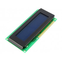 DEM 16102 SYH-LY; Display: LCD; alphanumeric; STN Positive; 16x1; 80x36x12.4mm; LED; DISPLAY ELEKTRONIK DEM 16102 SYH-LY; Display: LCD; alphanumeric; STN Positive; 16x1; 80x36x12.4mm; LED; DISPLAY ELEKTRONIK
