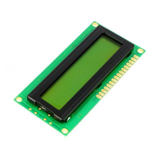 DEM 16213 SYH; Display: LCD; alphanumeric; STN Positive; 16x2; 80x36x9mm; PIN: 16; DISPLAY ELEKTRONIK DEM 16213 SYH; Display: LCD; alphanumeric; STN Positive; 16x2; 80x36x9mm; PIN: 16; DISPLAY ELEKTRONIK