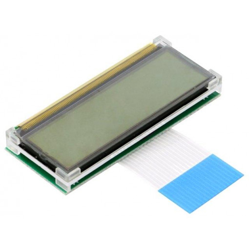 DEM 16221 FGH-PW; Display: LCD; alphanumeric; FSTN Positive; 16x2; 49x20.5x5.6mm; DISPLAY ELEKTRONIK