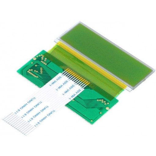 DEM 16221 SYH (FFCF/TR)/V; Display: LCD; alphanumeric; STN Positive; 16x2; 18.5x47x5.2mm; DISPLAY ELEKTRONIK