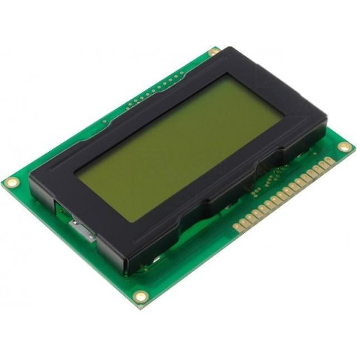 DEM16481SYH-LY; Display: LCD; alphanumeric; STN Positive; 16x4; 60x87x13.5mm; LED; DISPLAY ELEKTRONIK