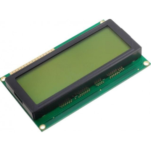 DEM 20486 SYH-LY; Display: LCD; alphanumeric; STN Positive; 20x4; 60x98x14.5mm; LED; DISPLAY ELEKTRONIK