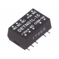DETN01L-15; Converter: DC/DC; 1W; Uin: 4.5÷5.5V; Uout: 15VDC; Uout2: -15VDC; SMD; MEAN WELL