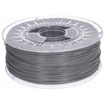 ABS+1.75-GRAY; Filament: ABS+; 1.75mm; grey; Printing temp: 230÷240°C; 1kg; DEVIL DESIGN