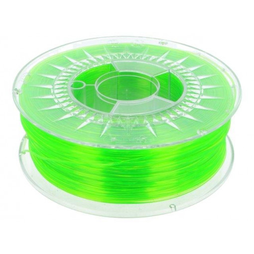 PETG-1.75-BRIGHT GREEN TRANSPARENT; Filament: PET-G; 1.75mm; transparent,green (light); 220÷250°C; DEVIL DESIGN