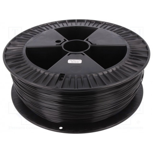 PETG 1,75 BLACK 2; Filament: PET-G; 1.75mm; black; 220÷250°C; 2kg; ±0,05mm; DEVIL DESIGN PETG 1,75 BLACK 2; Filament: PET-G; 1.75mm; black; 220÷250°C; 2kg; ±0,05mm; DEVIL DESIGN