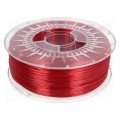 PETG-1.75-RUBY RED TRANSPARENT; Filament: PET-G; 1.75mm; red (ruby),transparent; 220÷250°C; 1kg; DEVIL DESIGN PETG-1.75-RUBY RED TRANSPARENT; Filament: PET-G; 1.75mm; red (ruby),transparent; 220÷250°C; 1kg; DEVIL DESIGN