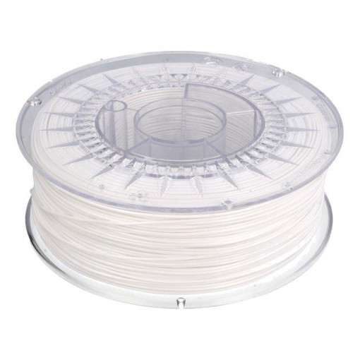 PETG-1.75-WHITE; Filament: PET-G; 1.75mm; white; 220÷250°C; 1kg; ±0,05mm; DEVIL DESIGN