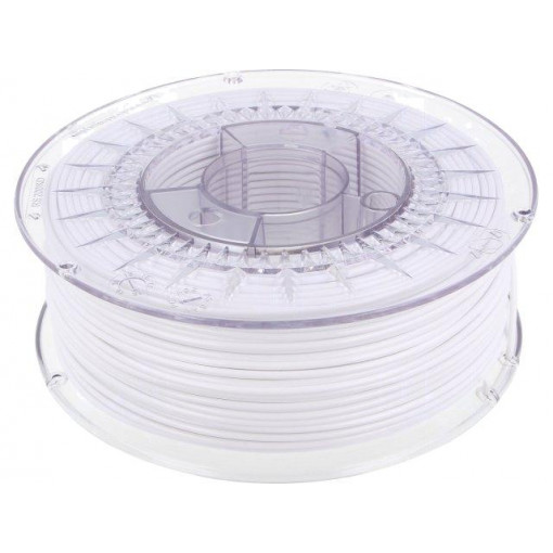 PETG 2,85 WHITE; Filament: PET-G; 2.85mm; white; 220÷250°C; 1kg; ±0,05mm; DEVIL DESIGN PETG 2,85 WHITE; Filament: PET-G; 2.85mm; white; 220÷250°C; 1kg; ±0,05mm; DEVIL DESIGN