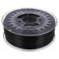 PLA 2,85 BLACK; Filament: PLA; 2.85mm; black; 200÷235°C; 1kg; ±0,05mm; DEVIL DESIGN PLA 2,85 BLACK; Filament: PLA; 2.85mm; black; 200÷235°C; 1kg; ±0,05mm; DEVIL DESIGN