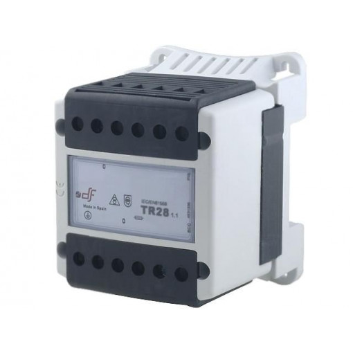680063029; Transformer: safety; 63VA; 230VAC; 230V; IP20; Mounting: DIN; 1.48kg; DF ELECTRIC 680063029; Transformer: safety; 63VA; 230VAC; 230V; IP20; Mounting: DIN; 1.48kg; DF ELECTRIC