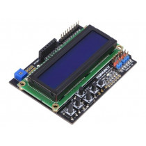 DFR0009; Module: shield; LCD display; 5VDC; GPIO; Application: ARDUINO; DFROBOT DFR0009; Module: shield; LCD display; 5VDC; GPIO; Application: ARDUINO; DFROBOT