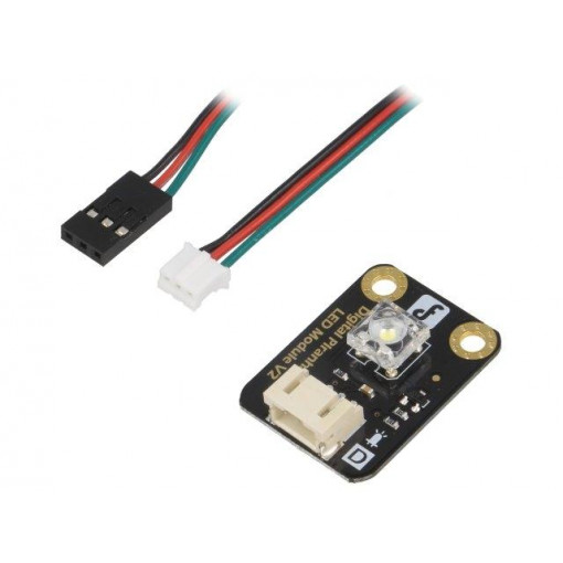 DFR0031-W; Module: LED; Gravity; 3.3÷5VDC; Colour: white; DFROBOT DFR0031-W; Module: LED; Gravity; 3.3÷5VDC; Colour: white; DFROBOT