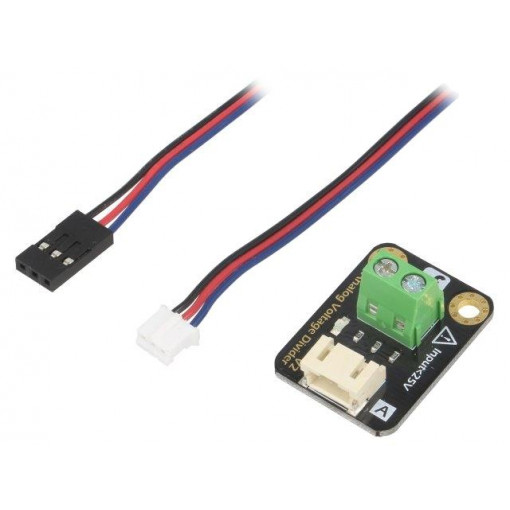 DFR0051; Sensor: voltage; analog; 3.3÷5VDC; Channels: 1; Gravity; DFROBOT DFR0051; Sensor: voltage; analog; 3.3÷5VDC; Channels: 1; Gravity; DFROBOT