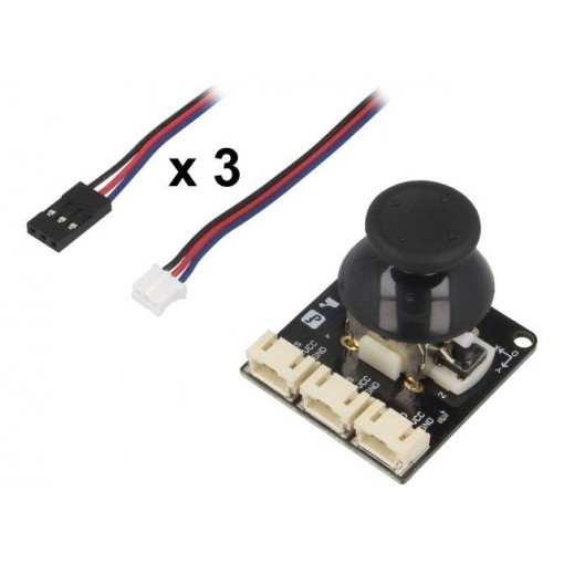 DFR0061; Sensor: touch; joystick; analog; 3.3÷5VDC; Channels: 3; Gravity; DFROBOT DFR0061; Sensor: touch; joystick; analog; 3.3÷5VDC; Channels: 3; Gravity; DFROBOT