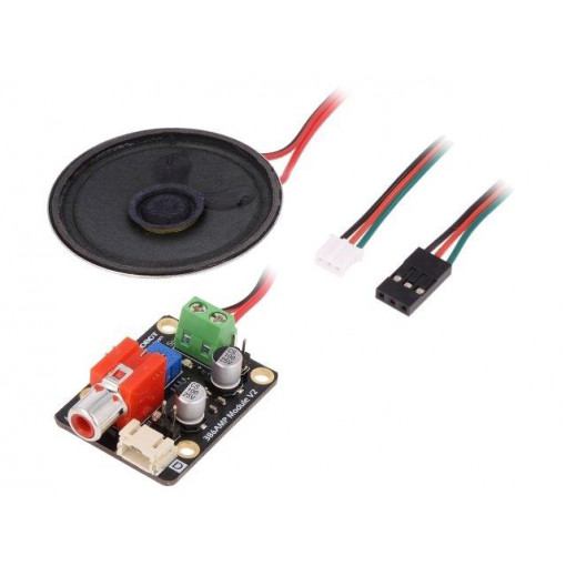 DFR0064; Module: audio; audio files playing module; analog; 4÷12VDC; DFROBOT DFR0064; Module: audio; audio files playing module; analog; 4÷12VDC; DFROBOT