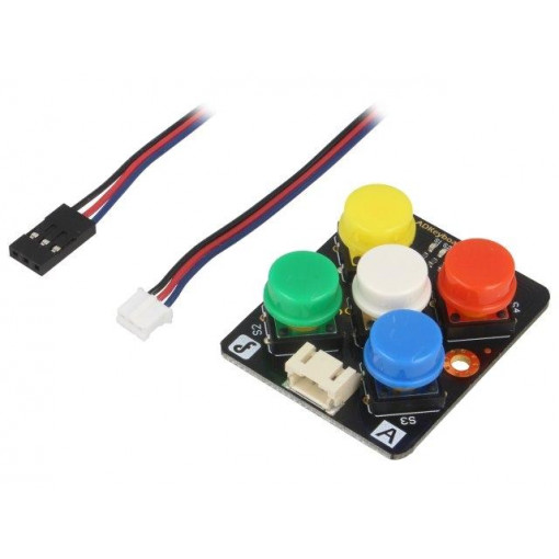 DFR0075; Sensor: touch; switch; analog; 3.3÷5VDC; Channels: 5; Gravity; DFROBOT DFR0075; Sensor: touch; switch; analog; 3.3÷5VDC; Channels: 5; Gravity; DFROBOT