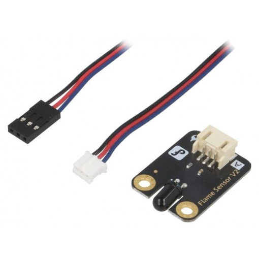 DFR0076; Sensor: flame; infrared; analog; 3.3÷5VDC; Channels: 1; Gravity; DFROBOT DFR0076; Sensor: flame; infrared; analog; 3.3÷5VDC; Channels: 1; Gravity; DFROBOT