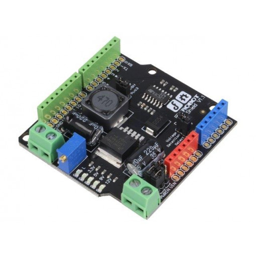 DFR0105; Module: shield; 4.5÷35VDC; Application: ARDUINO; 2A; 1.25÷12V; DFROBOT DFR0105; Module: shield; 4.5÷35VDC; Application: ARDUINO; 2A; 1.25÷12V; DFROBOT