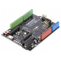 DFR0221; Controller; Arduino; ATMEGA32U4; 7÷12VDC; PWM: 7; Anal.in: 12; DFROBOT DFR0221; Controller; Arduino; ATMEGA32U4; 7÷12VDC; PWM: 7; Anal.in: 12; DFROBOT