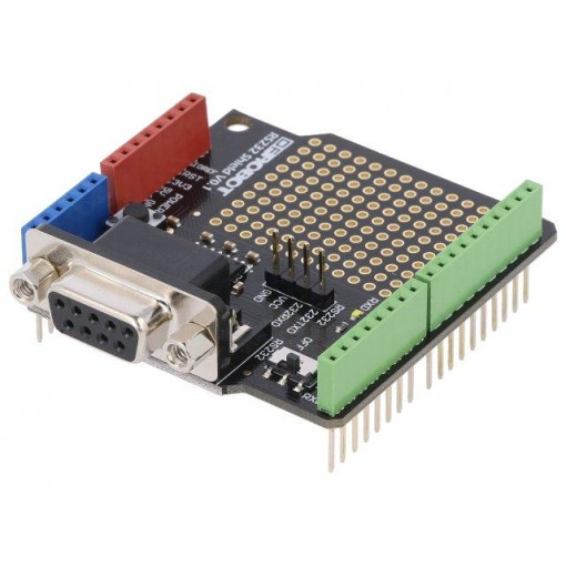 DFR0258; Module: shield; RS232; Application: ARDUINO; D-Sub 9pin; DFROBOT DFR0258; Module: shield; RS232; Application: ARDUINO; D-Sub 9pin; DFROBOT