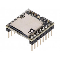 DFR0299; Module: audio; audio files playing module; 3.3÷5VDC; pin strips; DFROBOT DFR0299; Module: audio; audio files playing module; 3.3÷5VDC; pin strips; DFROBOT