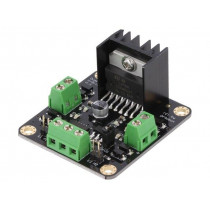 DRI0002; DC-motor driver; PWM,analog; Icont out per chan: 2A; Channels: 2; DFROBOT DRI0002; DC-motor driver; PWM,analog; Icont out per chan: 2A; Channels: 2; DFROBOT