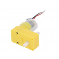 FIT0016; Motor: DC; with gearbox; 6VDC; 2.8A; Shaft: two sides flattened; DFROBOT