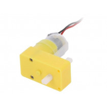 FIT0016; Motor: DC; with gearbox; 6VDC; 2.8A; Shaft: two sides flattened; DFROBOT