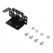 FIT0038; Bracket; Application: standard type servo; black; Mat: aluminium; DFROBOT