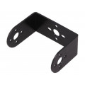 FIT0039; Bracket; Application: standard type servo; black; Mat: aluminium; DFROBOT