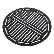 FIT0175; Chassis; black; Ø170x3mm; Kit: mechanical parts; DFROBOT