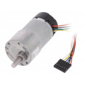 FIT0186; Motor: DC; with encoder,with gearbox; 12VDC; 7A; Shaft: D spring; DFROBOT