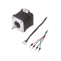 FIT0278; Motor: stepper; 3.4VDC; Shaft: D spring; max.343mNm; 1.7A; 270g; DFROBOT