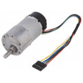 FIT0403; Motor: DC; with encoder,with gearbox; 1÷12VDC; 7A; Shaft: D spring; DFROBOT