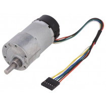 FIT0403; Motor: DC; with encoder,with gearbox; 1÷12VDC; 7A; Shaft: D spring; DFROBOT