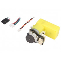FIT0458; Motor: DC; with encoder,with gearbox; Gravity; 6VDC; 2.8A; 160rpm; DFROBOT