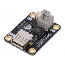 FIT0471; Converter: step up; Uout: 5V; Uin: 0.9÷5V; 600mA; 85%; 43x33mm; DFROBOT