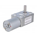 FIT0489-C; Motor: DC; with worm gear; 3÷9VDC; 1A; Shaft: D spring; 160rpm; 9mm; DFROBOT