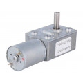 FIT0489-D; Motor: DC; with worm gear; 6÷15VDC; 1A; Shaft: D spring; 32rpm; 9mm; DFROBOT