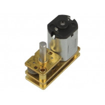 FIT0490; Motor: DC; with plastic gearbox; 6VDC; 250mA; Shaft: D spring; 3mm; DFROBOT