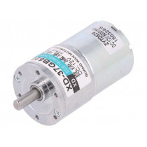 FIT0492-A; Motor: DC; with gearbox; 12VDC; 2.19A; Shaft: D spring; 45rpm; DFROBOT