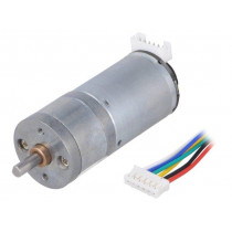 FIT0493; Motor: DC; with encoder,with gearbox; 12VDC; 5.5A; Shaft: D spring; DFROBOT