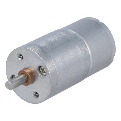 FIT0495-A; Motor: DC; with gearbox; 2÷7.5VDC; 600mA; Shaft: D spring; 15rpm; DFROBOT