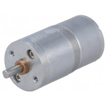 FIT0495-B; Motor: DC; with gearbox; 2÷7.5VDC; 600mA; Shaft: D spring; 20rpm; DFROBOT