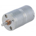 FIT0495-F; Motor: DC; with gearbox; 2÷7.5VDC; 600mA; Shaft: D spring; 97rpm; DFROBOT